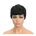 thumbnail image 2 of Peluca de estilo corto, peluca europea y americana, peluca de pancarta inclinada para mujer, pelo corto y rizado, fibra química, casco de red interior JM, 2 of 5