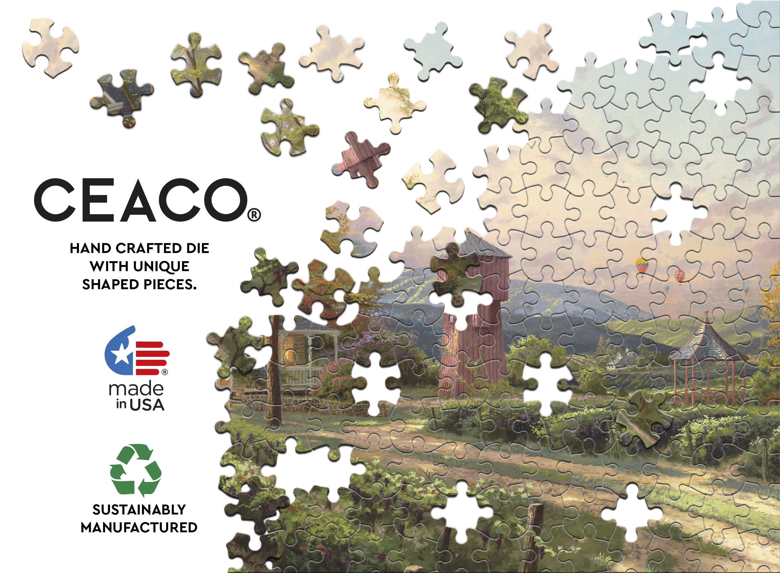 Ceaco 1000 Piece Abundant Harvest Interlocking Jigsaw Puzzle