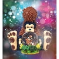 thumbnail image 5 of CoTa Global Big Foot Snow Globe Decor - Beautiful Pink Sparkle Snow Big Foot Figure Decor, Unique Snow Globes for Kids, Adults, Collectible Glitter Globes Ornament for Home, Birthday, Christmas - 45mm, 5 of 7