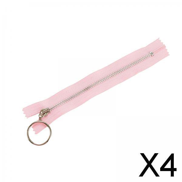 4x Accesorios Sensoriales con Cremallera, Piezas de Bricolaje Ocupadas para Niños, Juguete de Desarrollo, Juego Cognitivo Interior, Juguetes Educativo 4 piezas