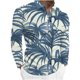 thumbnail image 1 of Blusa de manga larga con estampado digital y media cremallera para hombre Pompotops  oipoqjl28694, 1 of 3