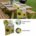 thumbnail image 5 of Sunflowers Table Runner - 60 Inch Long, Kitchen Dining Table Runner Dresser Scarves, Country Spring Botanical Flowers Bee Wooden Farmhouse Decor for Coffee Tables Wedding Party Banquet, 5 of 8