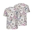 thumbnail image 6 of Rocae Vintage Butterflies for Breathable Men's Baseball T-Shirt Fashionable Casual Baseball Jersey, Moisture-wicking Sportswear XX-Large, 6 of 9