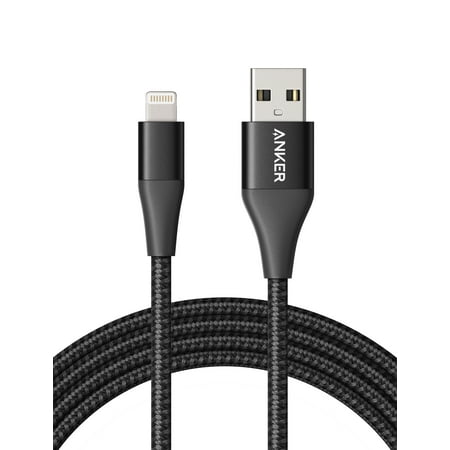 Anker Powerline+ II with lightning connector 6ft Black