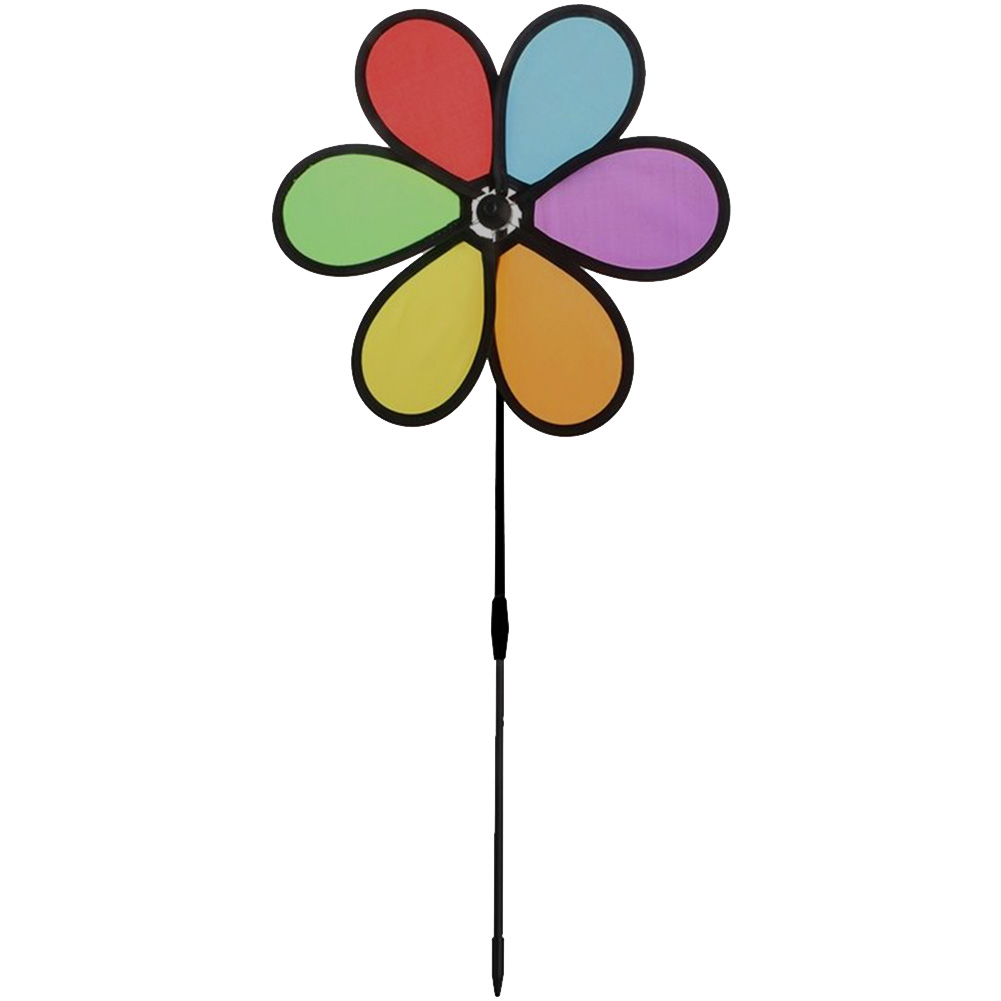 Rainbow Wind Spinner Spinner Ground Stake Outdoor Yard Garden Decor