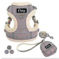 thumbnail image 5 of S 32-36cm Blue Soft Pet Dog Harnesses Vest With Leash Az3431, 5 of 5