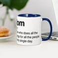 thumbnail image 4 of CafePress - Mom Every Single Day Mug - 11 oz Ceramic Mug - Novelty Coffee Tea Cup, 4 of 6