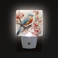 thumbnail image 3 of Bird on Flowers Trees Night Light LED Dusk to Dawn Auto Sensor Night Lamp Plug-in Nightlight for Bedroom Hallway Kitchen 2 PCs, 3 of 7