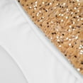 thumbnail image 7 of Mceream Women's Sequin Patchwork Bodycon Mini Dress, V-Neck Wrap Top, Sparkly Glitter, Club, Night Out, Party, Prom White L, 7 of 7