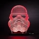 thumbnail image 1 of Lámpara de mesa con luz LED 3D, casco de Stormtrooper, tema de Star Wars, 1 of 1