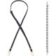 thumbnail image 1 of 2 estilos 39.4in/24.2in Correa de repuesto para bolso Correas de hombro ajustables de cuero cruzado Asas de bolso de cadena de cable acrílico, 1 of 4