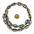 thumbnail image 2 of The Bead Chest Java French Cross Beads: Indonesian Glass Trade Beads for DIY Jewelry Making (Black), 2 of 3