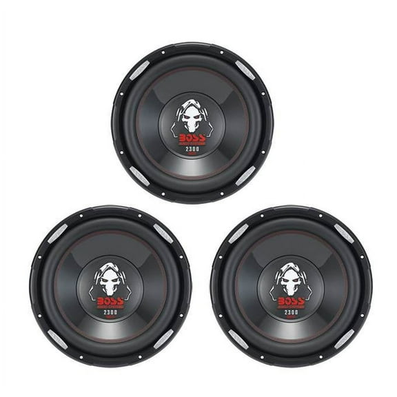 3) NEW BOSS P126DVC 12" 6900W DVC Car Audio Power Subwoofers Subs Woofers 4 Ohm