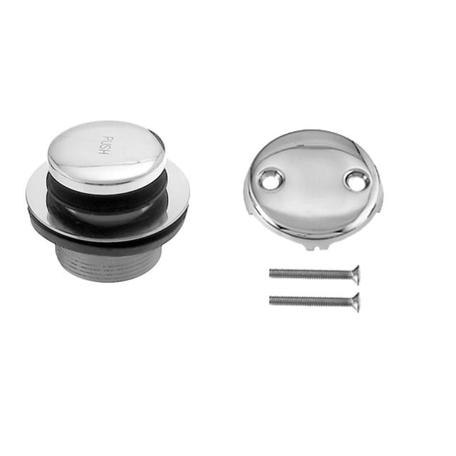 Westbrass D93-2-07 Tip Toe Trim Set with Coarse Thread Strainer - Satin Nickel