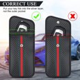 thumbnail image 3 of CHAO Juego de 2 fundas para llaves de coche anti RFID, bolsa de bloqueo de señal, bolsa de bloqueo de señal RFID para llave de coche (2), 3 of 5