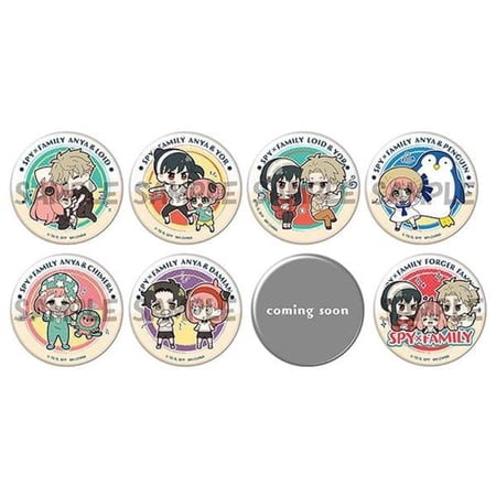 Megahouse MGH83400 Spy x Family Metal Decal Collection Vol. 1 - Box of 8