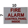 thumbnail image 2 of 2 pcs -Fire Alarm Control Panel Inside Sticker (Reflective White Background,2 Stickers, 7X10 inch)(ref-2022-4), 2 of 3