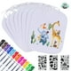 thumbnail image 1 of Baberos Para Pintar, Juego De 8 Baberos Blancos Con 12 Bolígrafos Textiles Y 3 Plantillas, Bandanas Impermeables Para Fiesta De Baby Shower (29 Cm X 24 Cm), 1 of 5