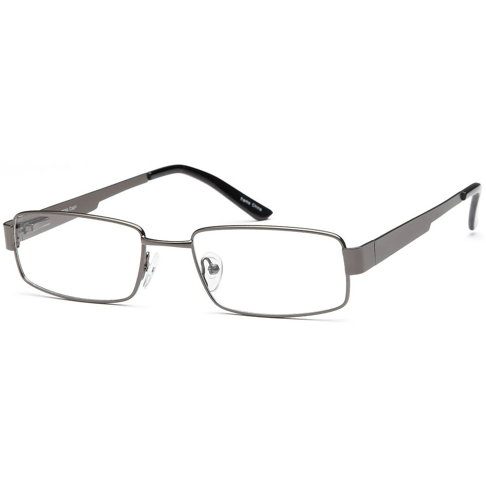 Men's Eyeglasses 52 18 140 Gunmetal Metal Generic Brand