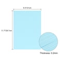 thumbnail image 2 of Papel de scrapbook de cartulina Uxcell 8.3" x 11.7", 74 lb/200 gsm, azul claro 20 paquetes, 2 of 4