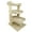 Beige, variant on New Cat Condos Triple-Level Cat Perch, 33 in, Gray