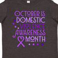 thumbnail image 4 of Inktastic October is Domestic Violence Awareness Month Boys or Girls Toddler T-Shirt, 4 of 5
