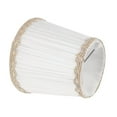 thumbnail image 5 of 12X Chandelier Shades,ONLY for Candle Bulbs,Clip-on Fitter Lamp Shades, White, 5 of 9
