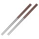 thumbnail image 2 of Stainless Steel Long Cooking Chopsticks for Kitchen Use Noodle Frying Hot Pot Silver 2 Pairs, 2 of 5