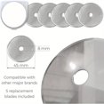 thumbnail image 5 of HLONK Rotary Cutter Set - Quilting Kit incl. 45mm Fabric Cutter  5 Replacement Blades, 5 of 5