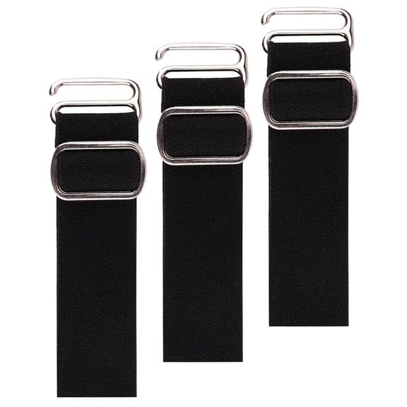 Raindrops 3-Pack Adjustable Metal Cap Extension Straps for Projects and Use with Cloth Material
