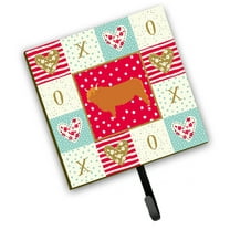 Highland Cow Love Leash or Key Holder