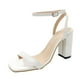 thumbnail image 2 of Zapatos de mujer Moda Color sólido Minimalista Sexy Temperamento Tacón grueso Sandalias de tacón alto Wmkox8yii  hfjk3801, 2 of 9