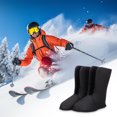 thumbnail image 4 of OULII Men's Fleece Lined Boots Warm Lined Snow Boot Protection From Cold Oxford Cloth 1 Pair, 4 of 8