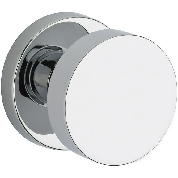 Baldwin Fd.Con.Crr Contemporary Non-Turning Two-Sided Dummy Door Knob Set - Chrome