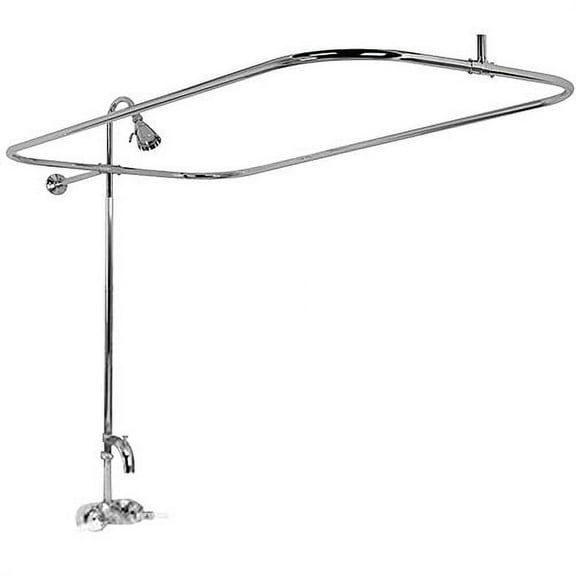 BarclayConverto Shower w/54" Rect Rod