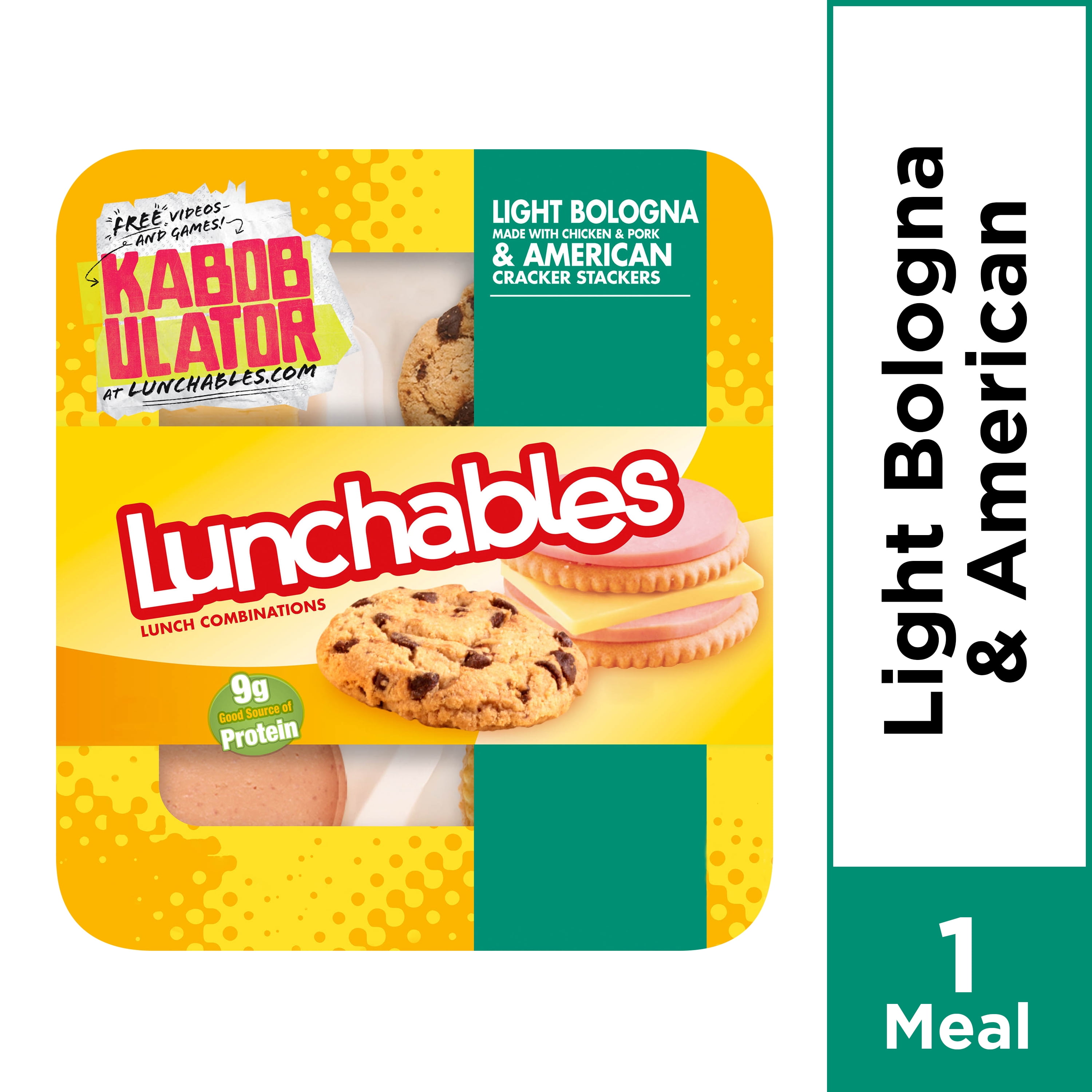 Lunchables Lunch Combinations Light Bologna & American Cracker Stackers