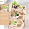 thumbnail image 4 of Miangastore 8pcs Mini Cactus Figurines Tiny Resin Potted Plants Simulation Mini Plant Set, 4 of 8