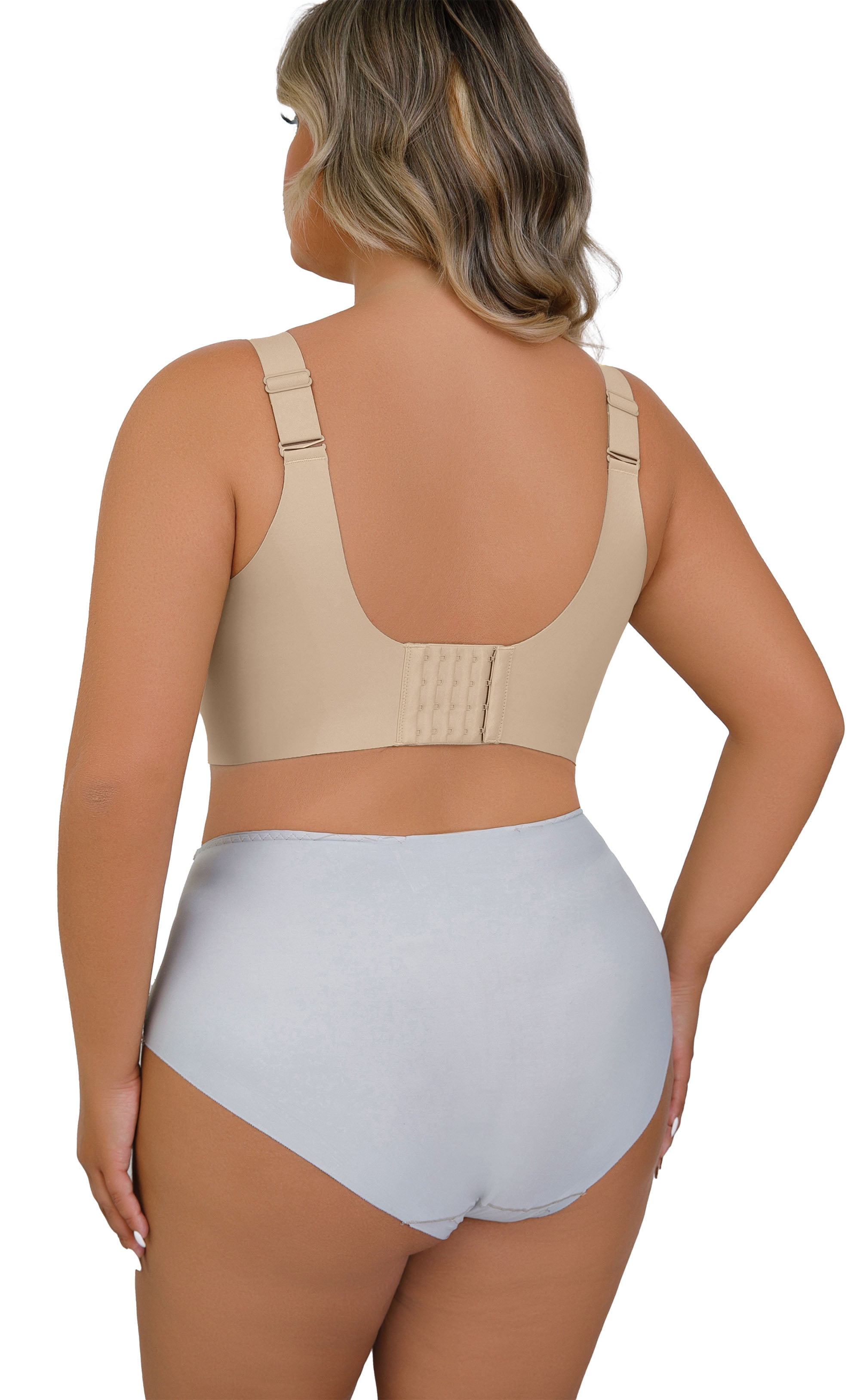 Daystry Plus Size Everyday Bras for Women Full Coverage Soft Sleep Wirefree Bras New Upgrade