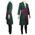 thumbnail image 4 of One Piece Roronoa Zoro Disfraces de Cosplay Kimono Disfraces de Halloween para Hombres Ropa de Juego de Rol Uniforme de Fiesta Traje Peluca Abrigo-r, 4 of 4
