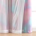 thumbnail image 7 of Your Zone Multi Tie-Dyed Blackout with Sheer Overlay Grommet Curtain Panel, 37" x 95", 7 of 7