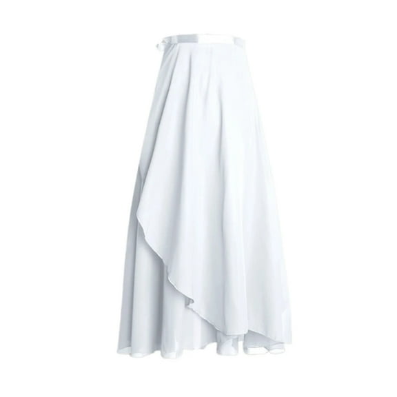 Women Wrap Dance Skirt Girls Long Dance Skirt Ballet Wrap Skirt Dance Skate Over Scarf Skirt Dancewear