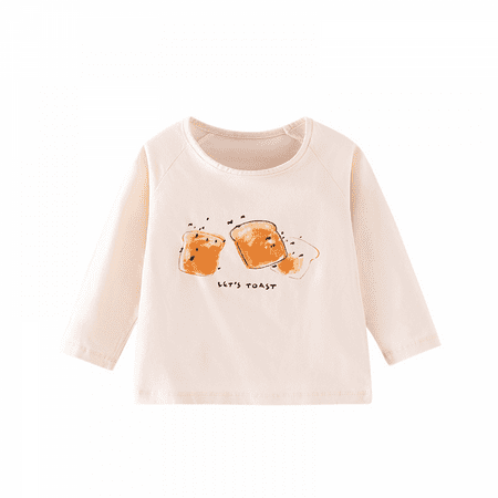 

ONTNO Toddler Round Neck Long Sleeve Pullover Sweatshirt