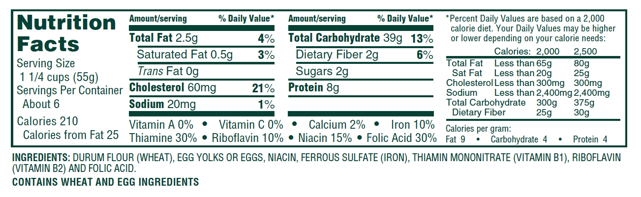Nutrition Facts For Egg Noodles Blog Dandk nutrition-facts-for-egg-noodles-blog-dandk