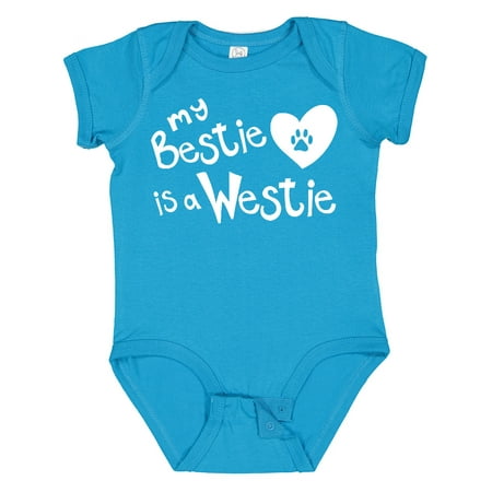 

Inktastic Bestie Westie Gift Baby Boy or Baby Girl Bodysuit