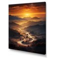 thumbnail image 2 of Designart "Germany Sunrise Euphony Mountain" Germany Wall Decor, 2 of 5