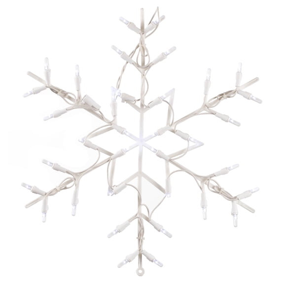 Vickerman 16" Snowflake Wire Silhouette with 35 LED Lights