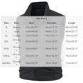 thumbnail image 3 of Zysthvn Fleece Mens Vest Sleeveless Winter Zip up Casual Jacket for Men Stand Collar Solid with Pockets Outerwear, 3 of 5