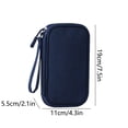 thumbnail image 3 of Meitianfacai Hard Travel Electronic Organizer Case for Power Adapter Chargers Cables Power Mouse Hard Drive USB Flash Disk Small Portable Accessories Bag, Double-Deck,7.48x4.33x2.17in, 3 of 6