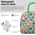 thumbnail image 3 of Womens White Colorful Dinosaurs Jungle Pattern Lunch Box for Work,Insulated Lunch Bag for Women,Loncheras Para Mujer,Leakproof Adult Lunch Bag for Work,Beach,Travel,Picnic,Camping, 3 of 7