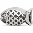 thumbnail image 1 of Sterling Silver Reflections Fish Bead (6.2 X 10.6) Made In India -Jewelry By Sweet Pea, 1 of 8